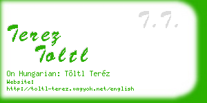 terez toltl business card