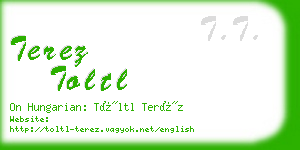 terez toltl business card